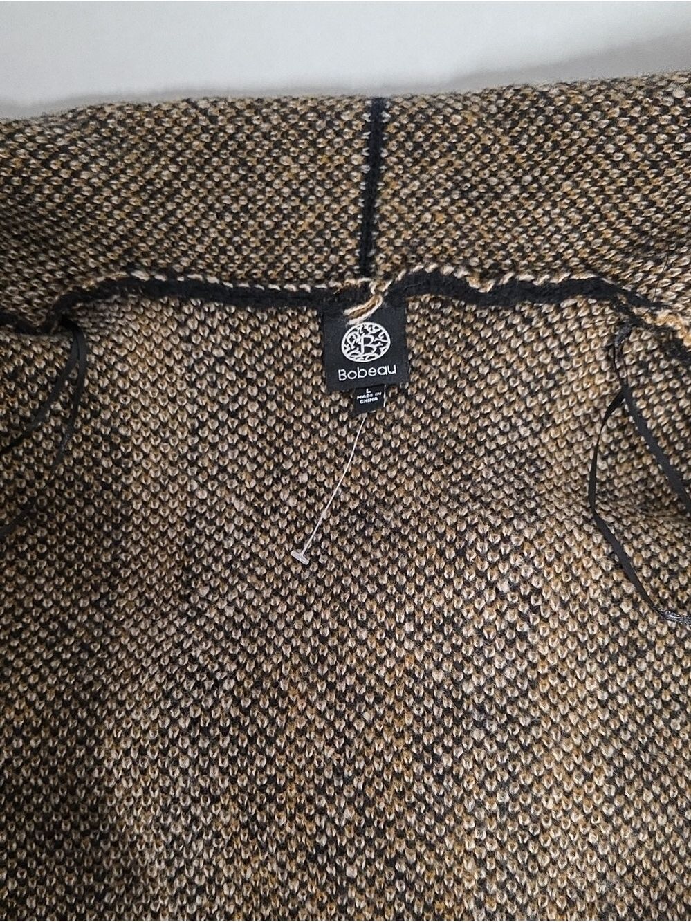 NWOT Bobeau Southwestern Geometric Tribal Duster Cardigan Sweater, Size Large - Picture 12 of 12